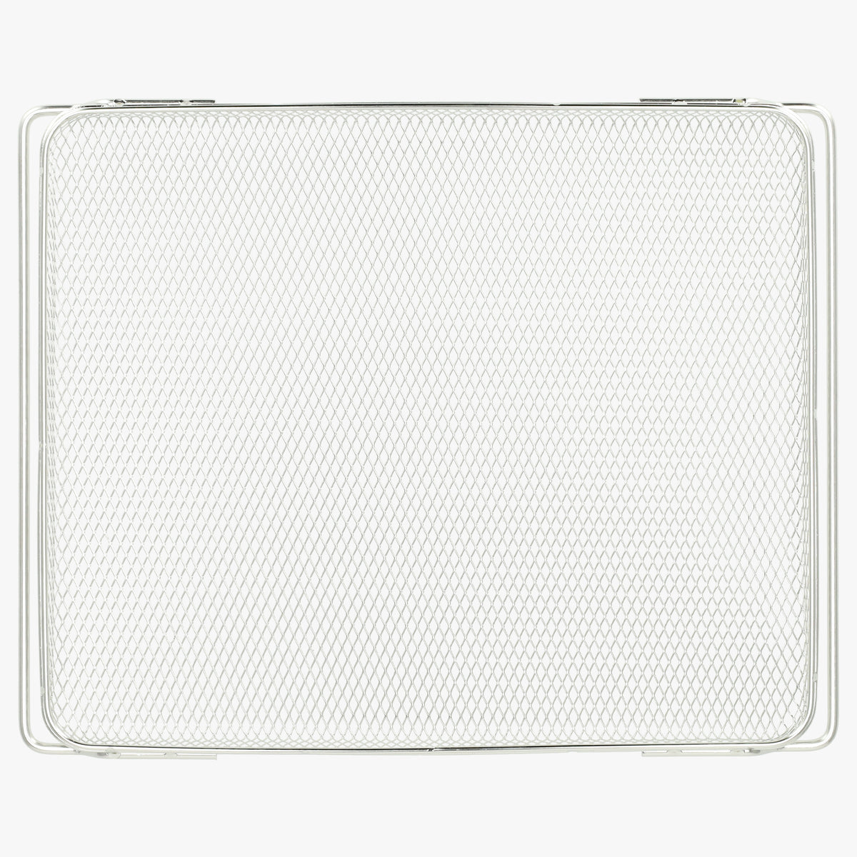 Rechthoekige fijnmazige grillmand voor de Combi Airfryer Oven, van bovenaf gezien