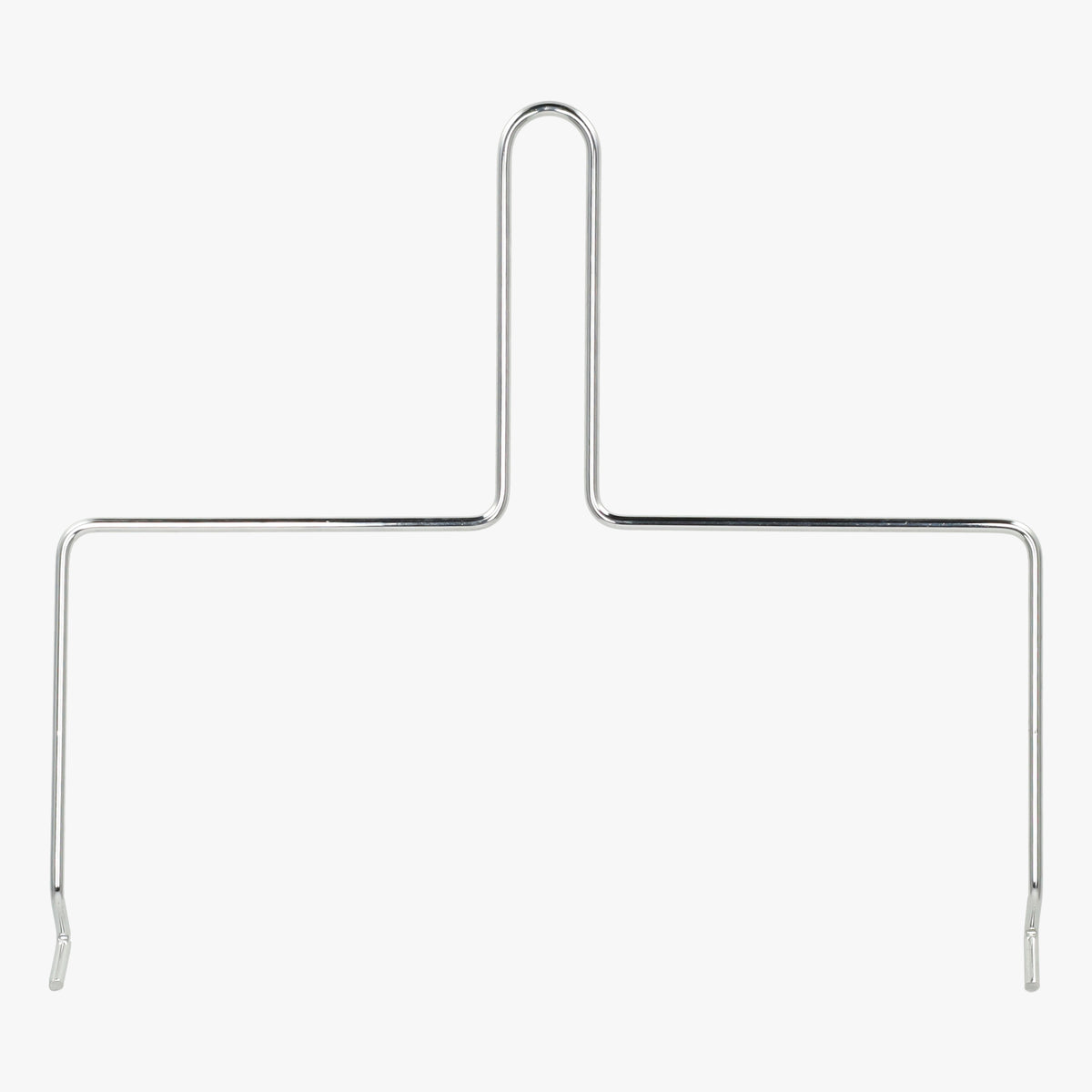 Verchroomd draadhandvat met twee haken om het draaispit uit de Combi Airfryer Oven te tillen