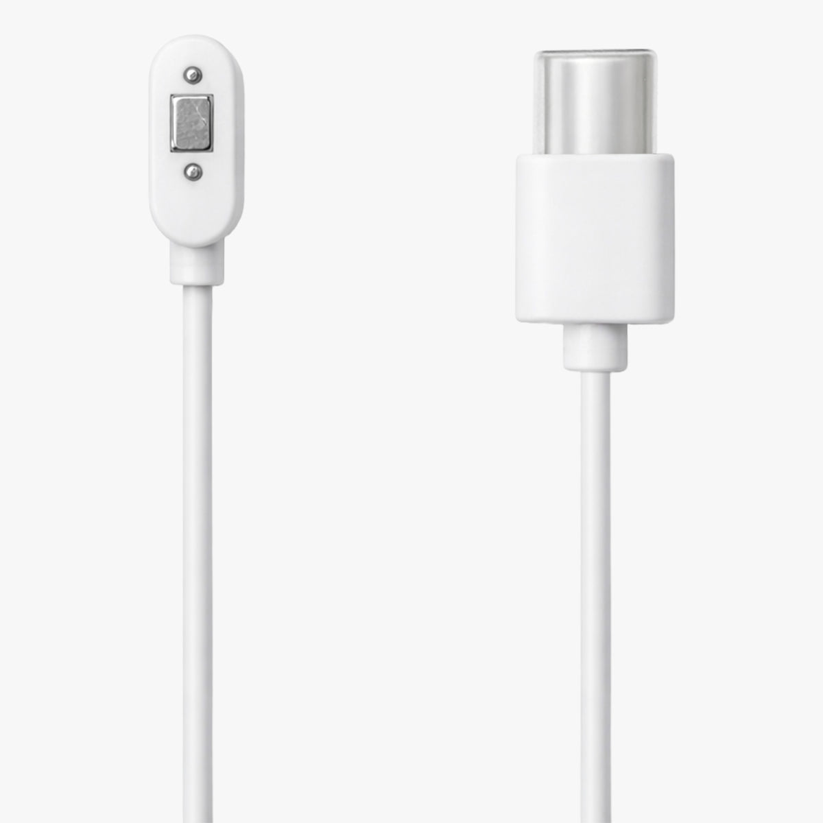 Câble de charge magnétique blanc avec fiche USB pour le tracker d'activité